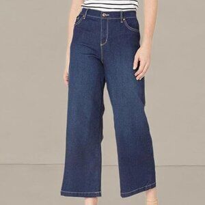 Gloria Vanderbilt  Amanda Wide Leg Crop Length Jean Sz. 16